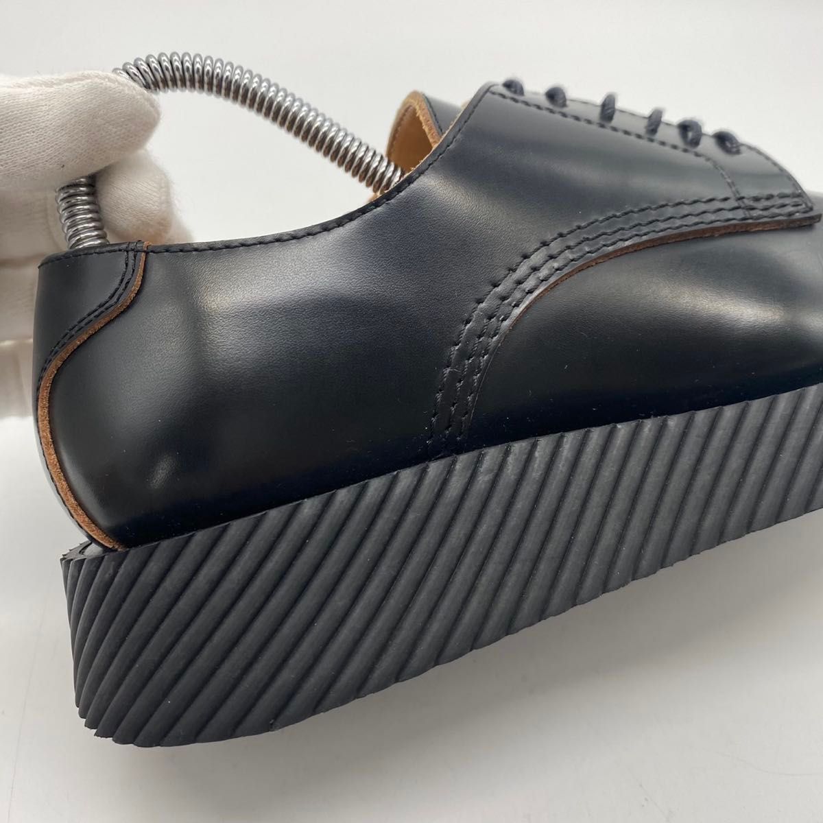 ジルサンダー プレーントゥ レザー レースアップシューズ 革靴