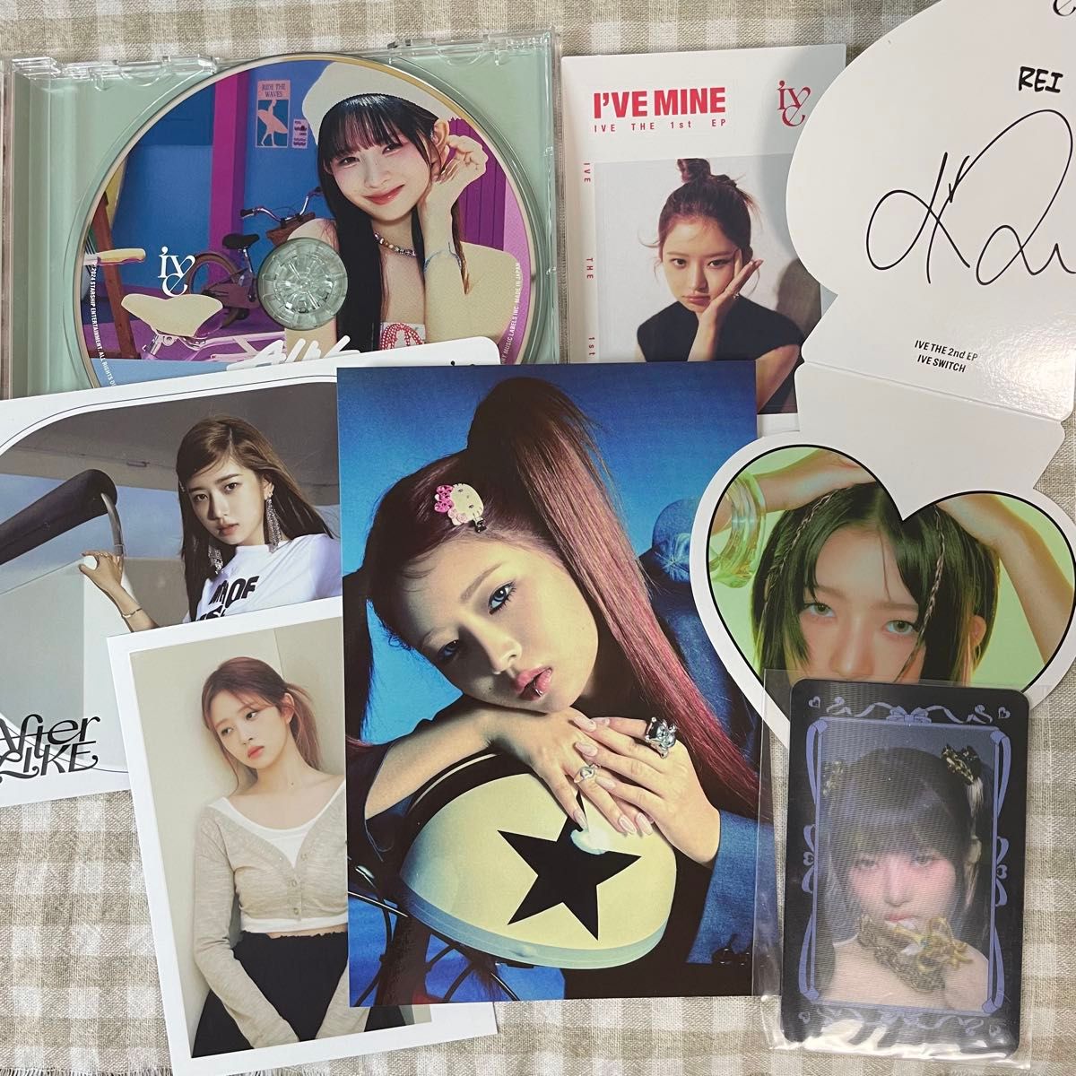 IVE レイ トレカ CD ポストカード まとめ売り mine switch alive