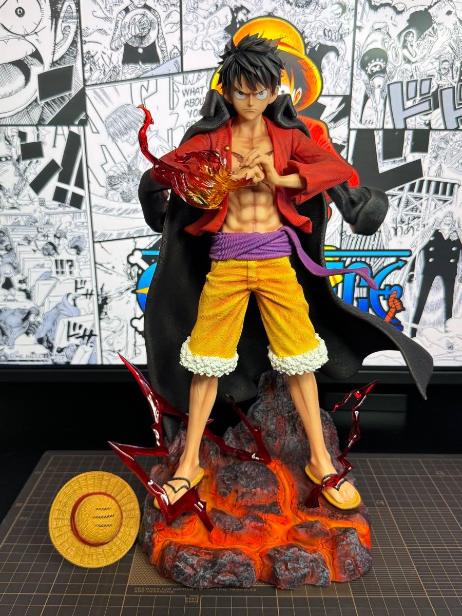 ワンピース 麦わら海賊団 モンキー・D・ルフィ フィギュア ガレージ