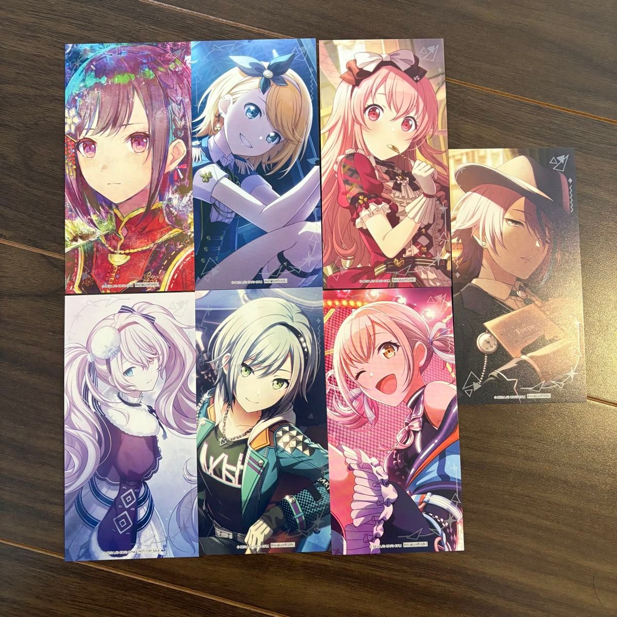 プロセカ 4 5周年記念フェア アニメイト特典 箔押しイラストカード