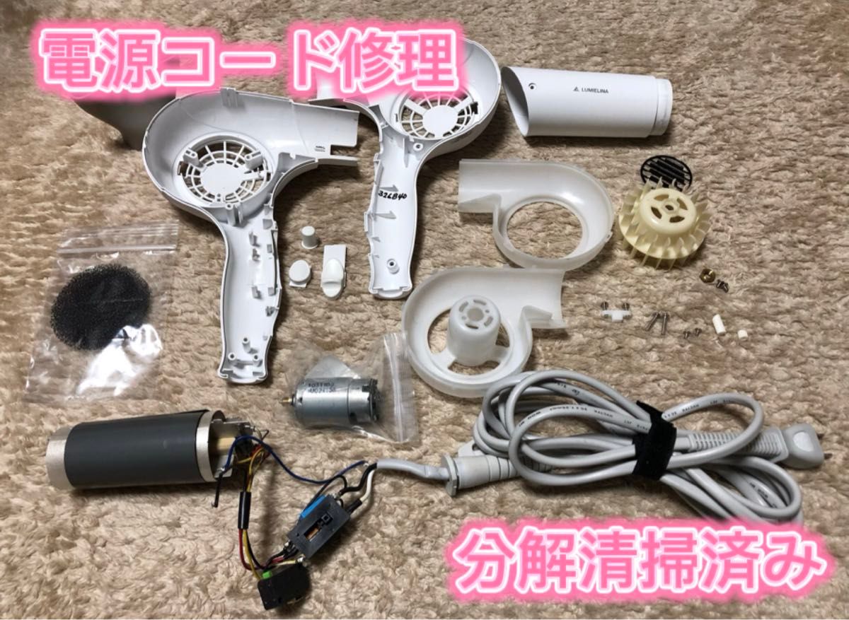 Bioprogramming レプロナイザー 3D Plus ドライヤー REP3D-G-JP (分解