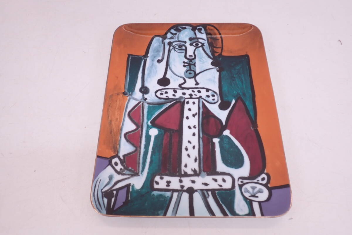 パブロ・ピカソ Pablo Picasso 陶板画 額装 抽象画 34×41.5 パブロ