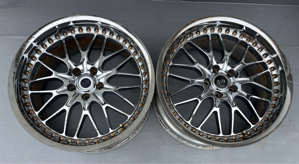 Yahoo!オークション - WORK Rezax レザックス 20インチ 9.5J +45 PCD11