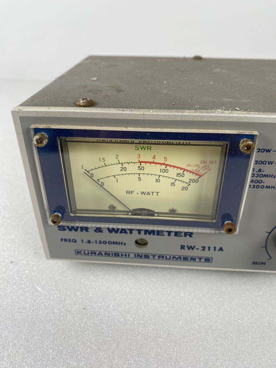 KURANISHI RW-211A SWR&WATTメーター RW-211A KURANISHI