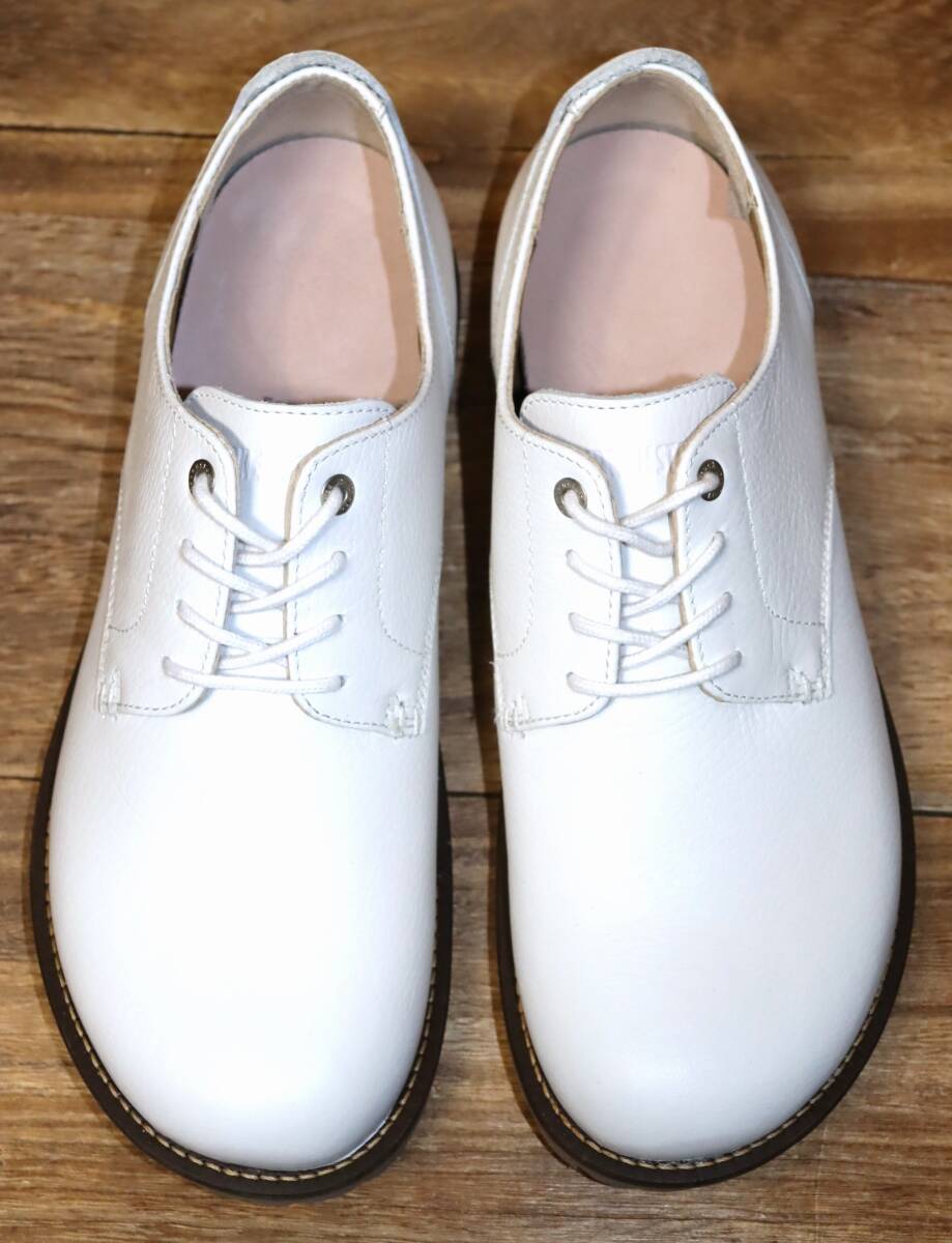 送料無料 即決【未使用】 BIRKENSTOCK ギルフォード ホワイト