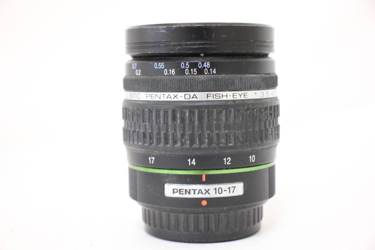 Pentax SMC-DA Fish-Eye 10-17mm F3.5-4.5 ED Camera Lens with Front