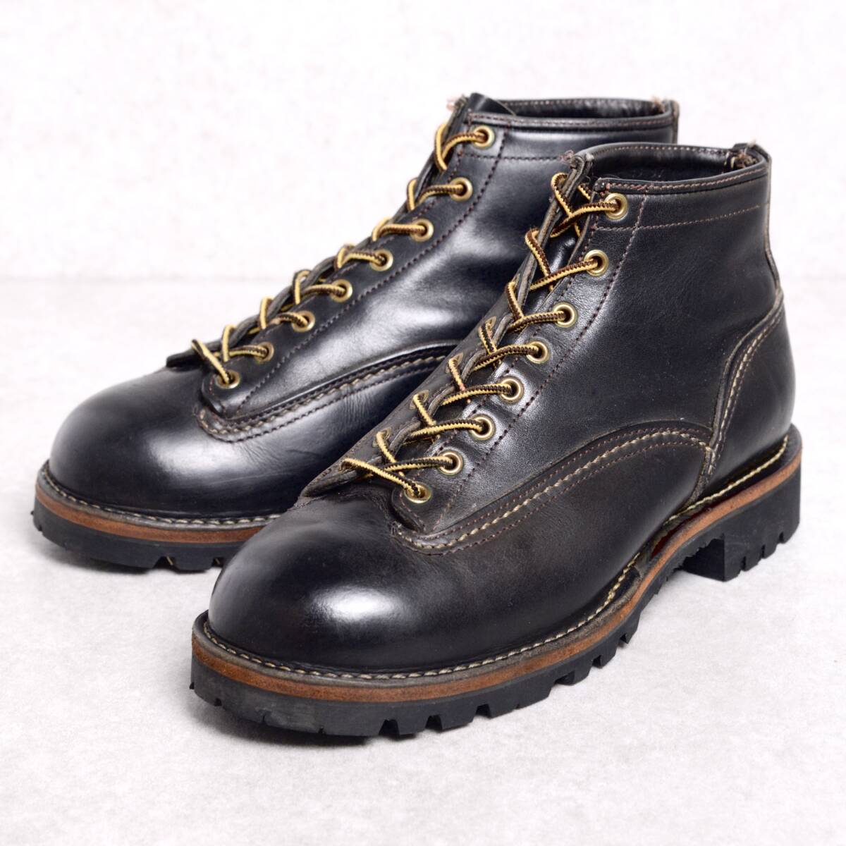 US9EE】【良品】97年製 旧ロゴ ウエスコ ジョブマスター 黒 ブラック