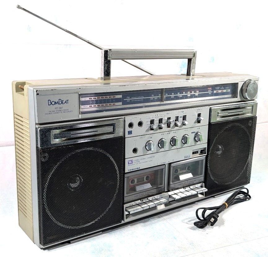 TOSHIBA RT-S87 ラジカセ レトロ 東芝 匿名配送不可 TOSHIBA RT-S87