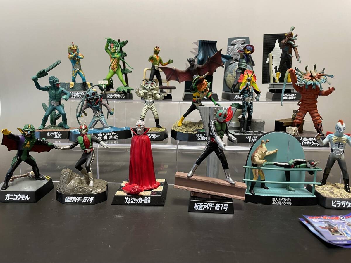 Yahoo!オークション - 仮面ライダー フィギュア 怪人名鑑 まとめうり