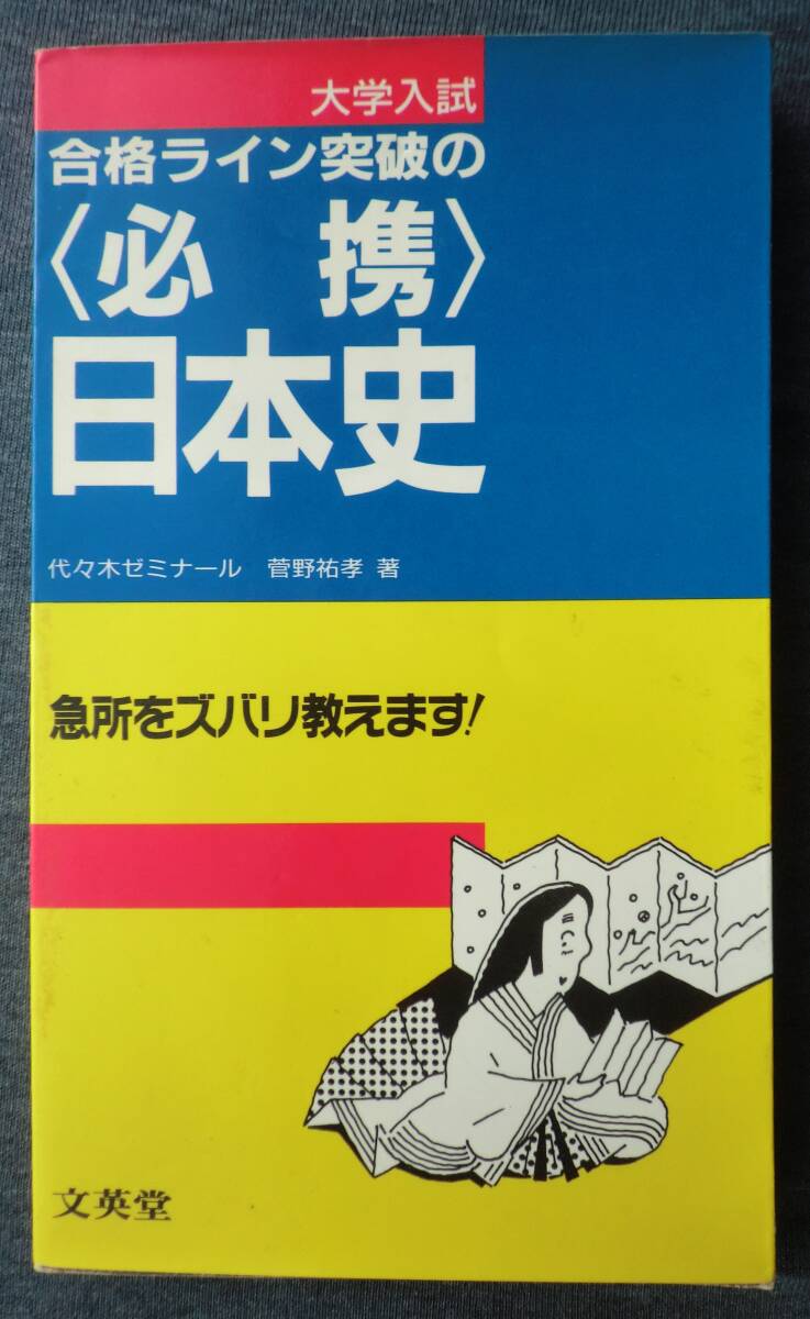 代々木ゼミナールテキスト 菅野祐孝 日本史そこが知りたい 1994 95冬期