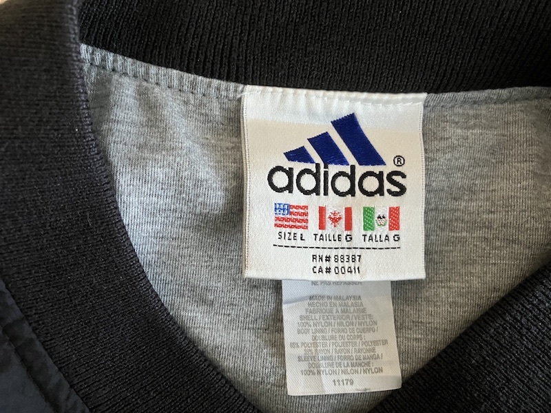 即決 90s ヴィンテージ アディダス ナイロン ビッグシルエット ピステ