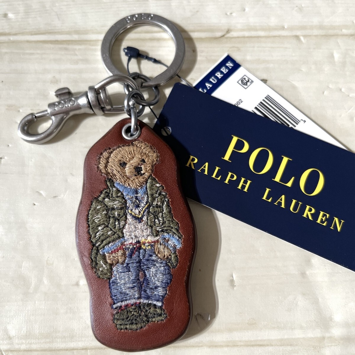 ポロ ラルフローレン バッグチャーム 新品 ポロベアー キーホルダー