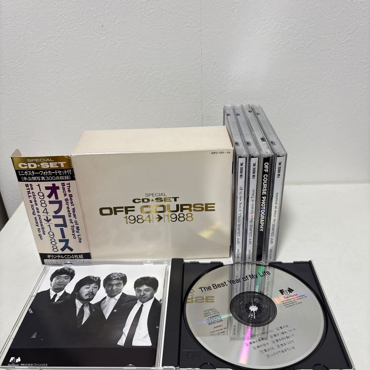 Yahoo!オークション - オフコース 1984-1988 SPECIAL CD BOX SET(CD4枚