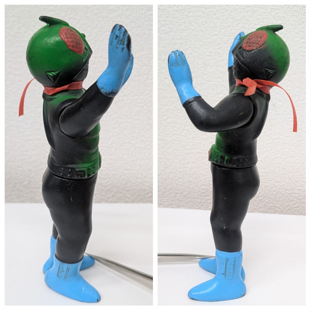 Yahoo!オークション - 当時物 ライダー パチ ソフビ 盆踊り 無版権（S