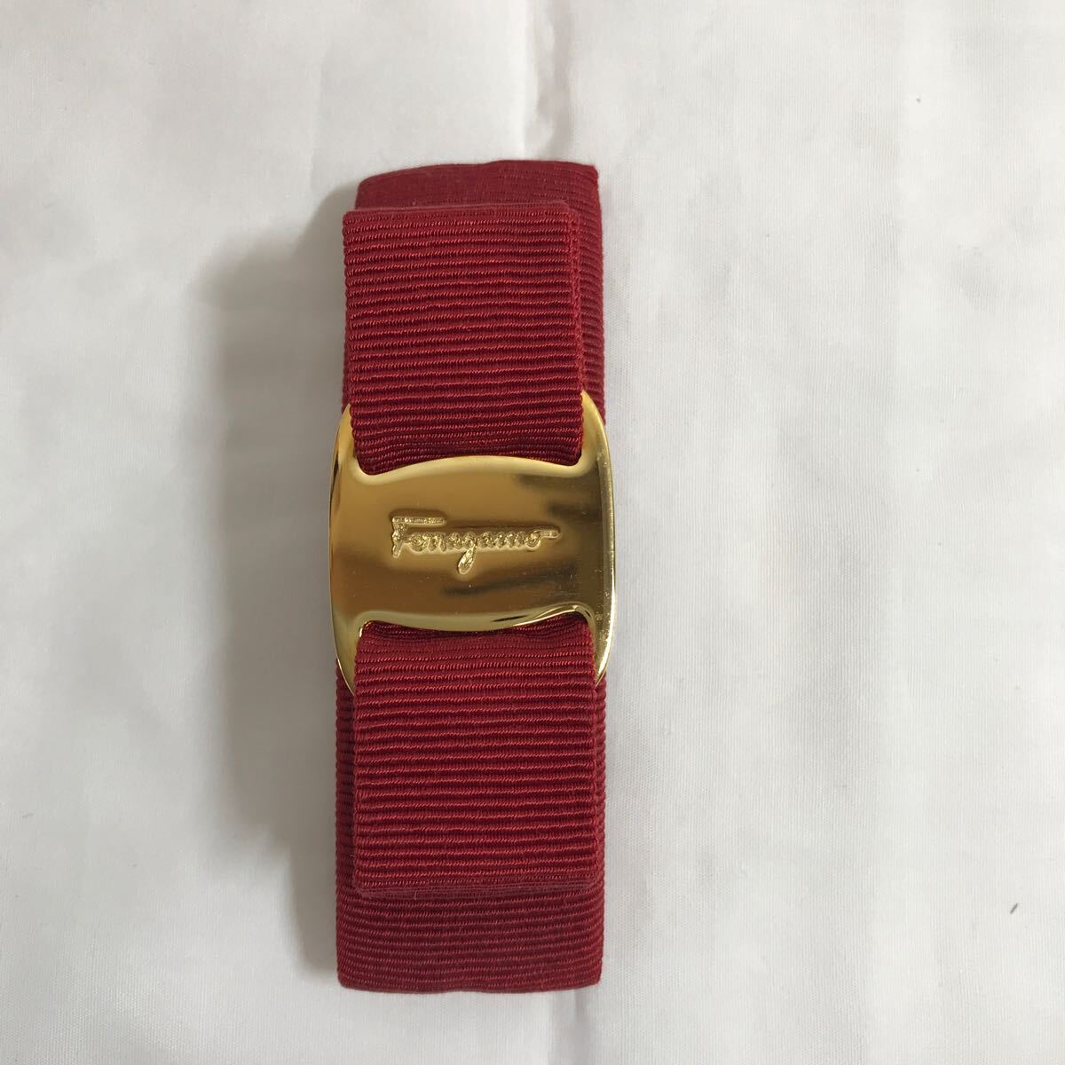 Salvatore Ferragamo フェラガモ バレッタ ヘアアクセサリー ブラック