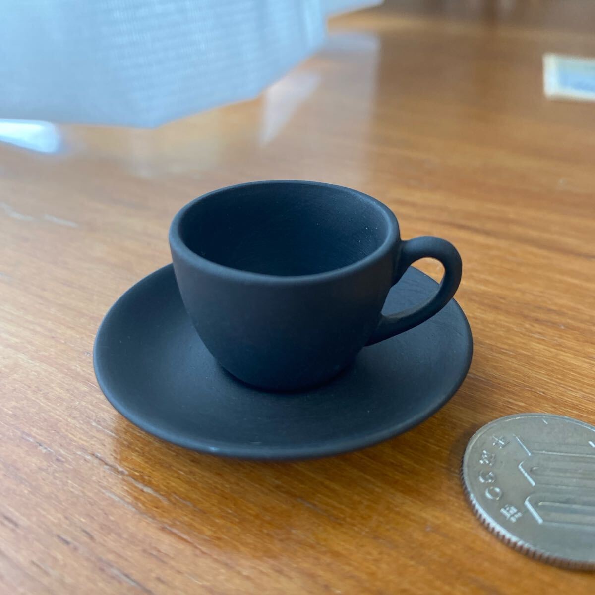 ウェッジウッド ブラックバサルト ミニチュア ティーセット コーヒー