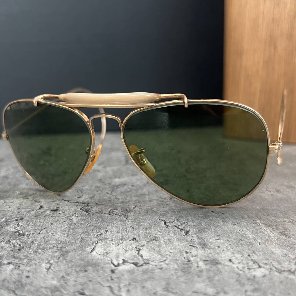 最初期 50s～60s B&L Vintage Ray-Ban USA ボシュロム社製