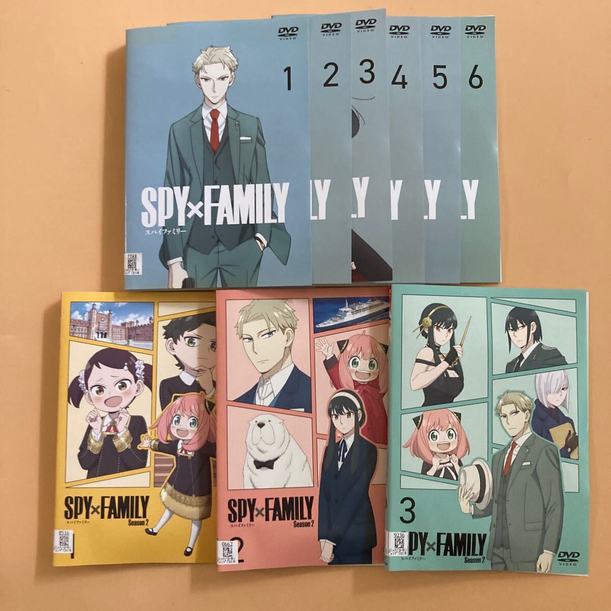 SPY×FAMILY スパイファミリー 6巻 2nd 3巻 全9巻セット 管理番号22546
