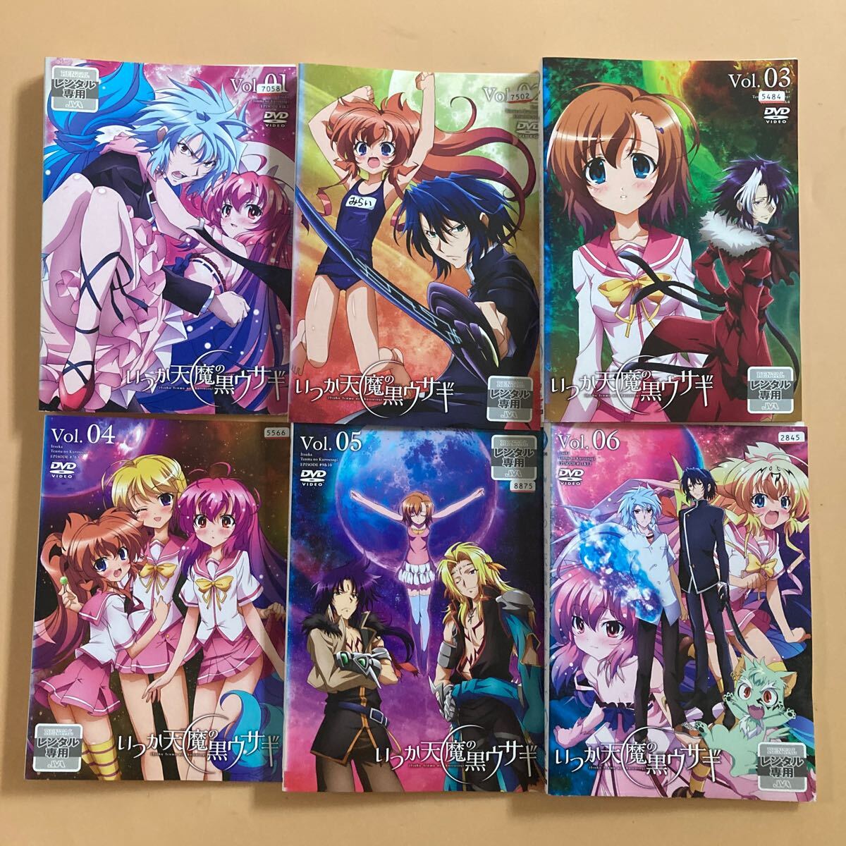 いつか天魔の黒ウサギ 6巻全巻セット 管理番号22980 DVD レンタル落ち