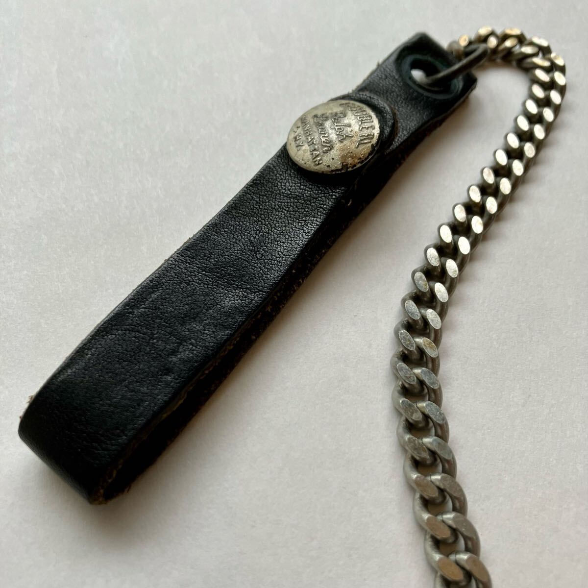 未使用品 RRL ダブルアールエル レザーチェーンウォレット 財布