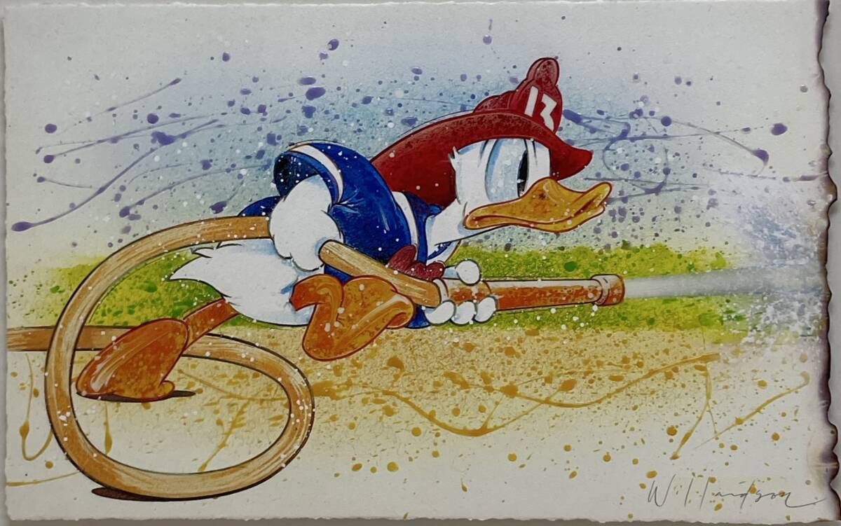 Yahoo!オークション - 【希少原画】デビッド・ウィラードソン「NUMBER