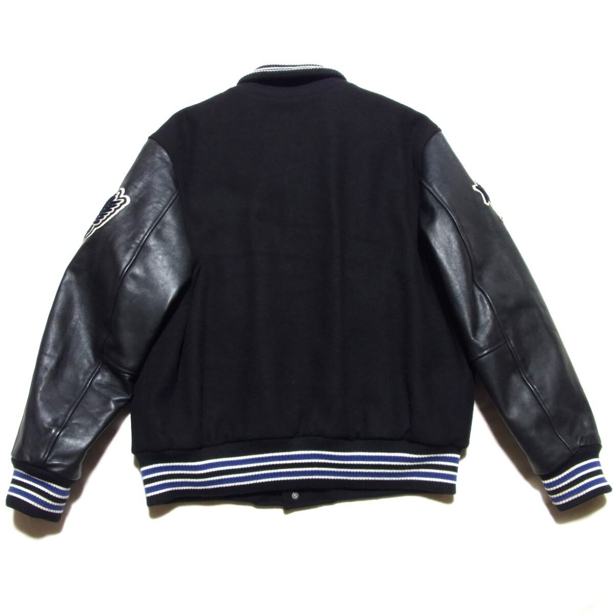 希少 McGREGOR マクレガー 袖レザー エンブレム ワッペン メルトン