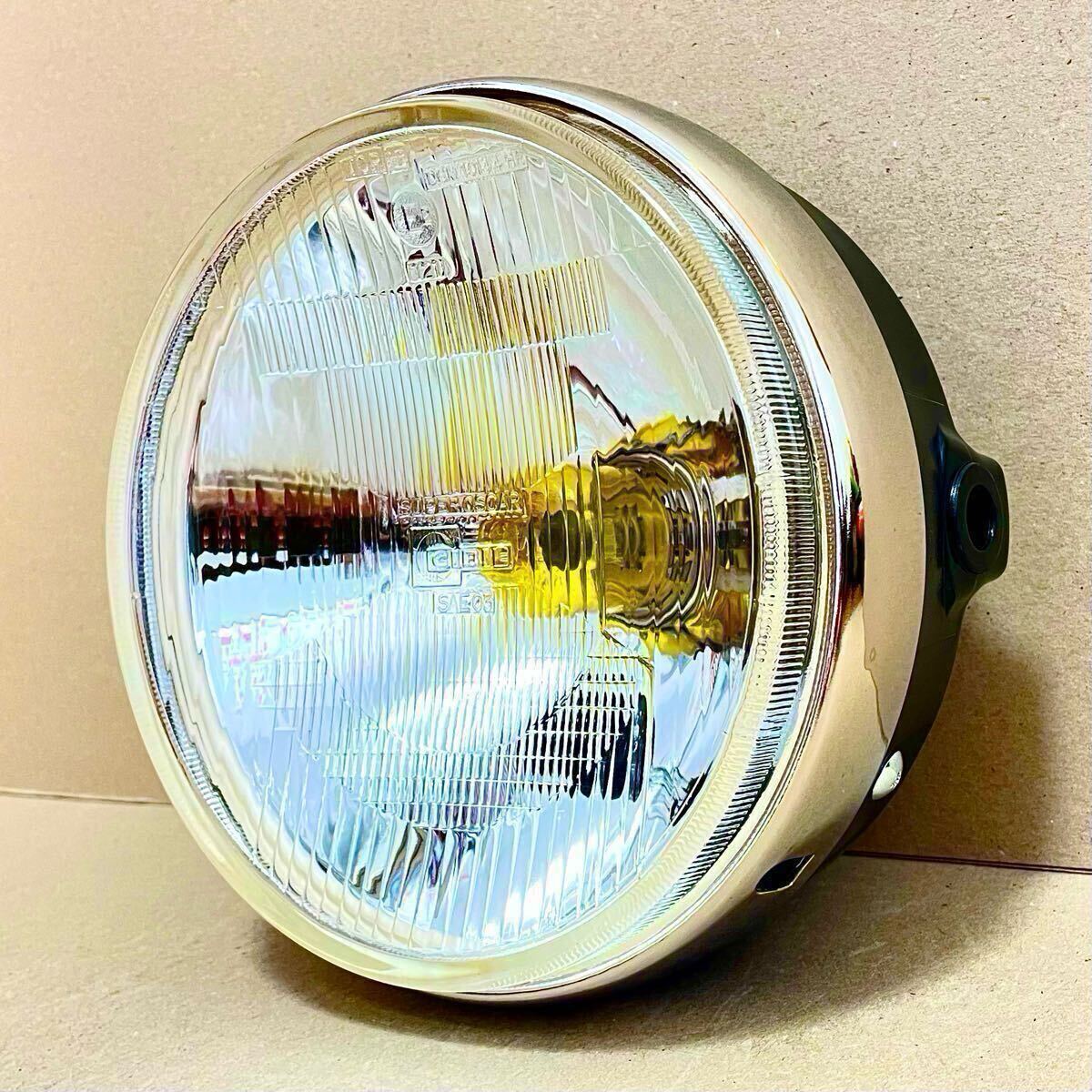 シビエヘッドライト凹み当時物160ぱいマーシャル