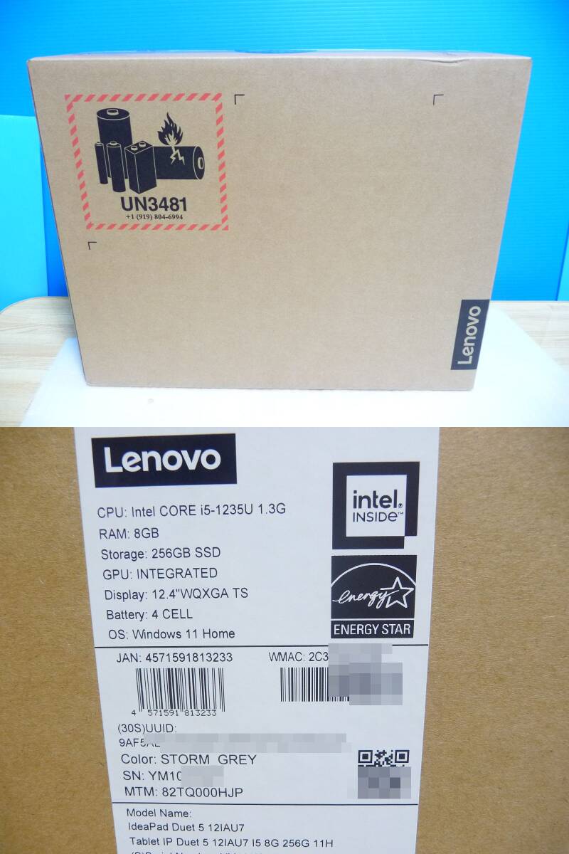 展示美品 Lenovo タブレットPC IdeaPad Duet 570i 【82TQ000HJP