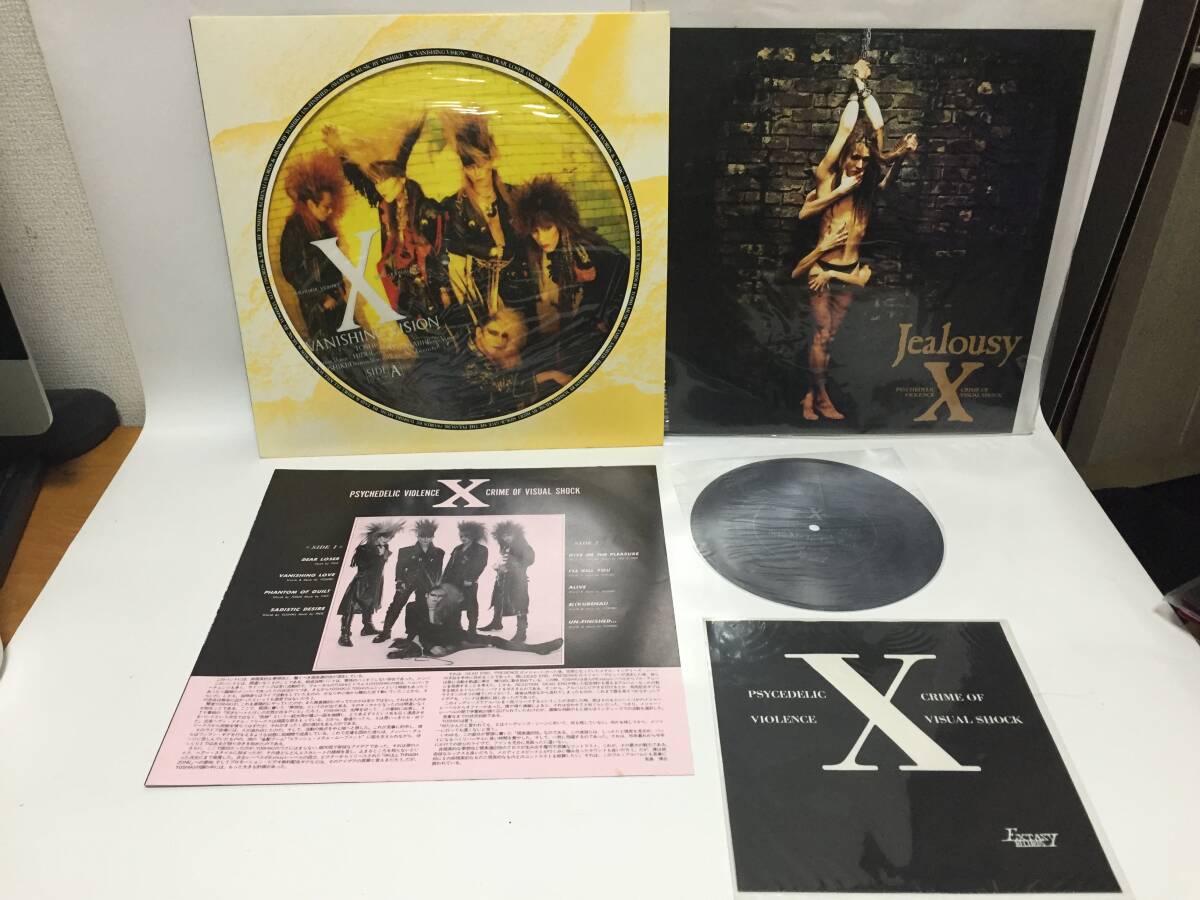 Yahoo!オークション - X-JAPAN レコード VANISHING VISION ピクチャー