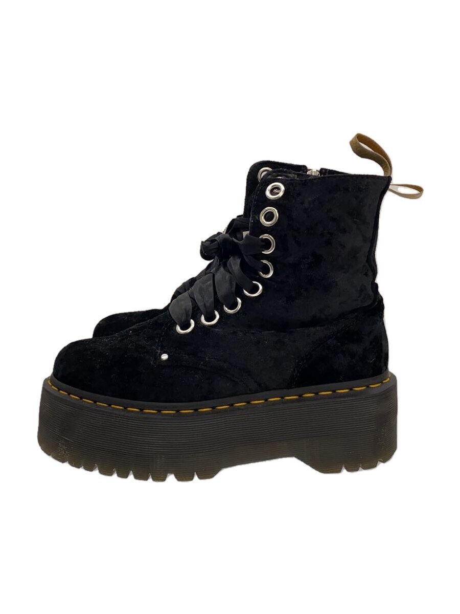 ◇レースアップブーツ⁄UK6⁄BLK⁄PVC⁄1460 MONO⁄8ホール