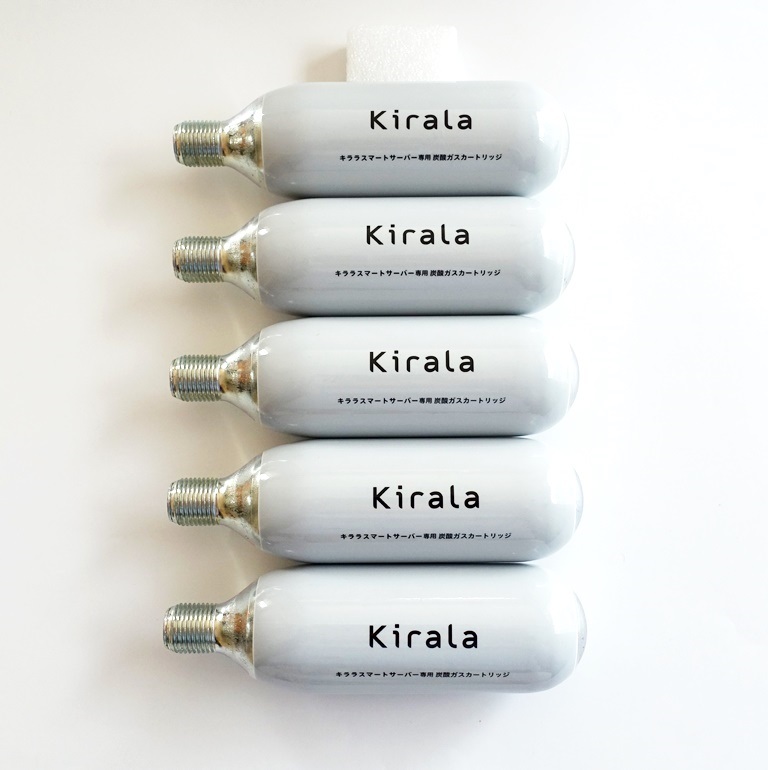 Kirala 炭酸ガスカートリッジ 新品22本 Kirala 炭酸ガスカートリッジ