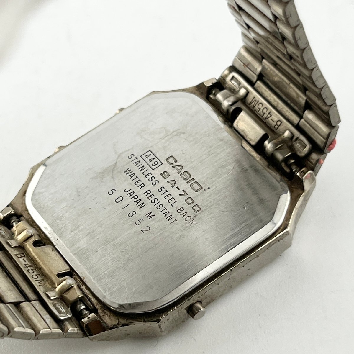 Yahoo!オークション - CASIO カシオ クオーツ SA-700 アラームクロノグ