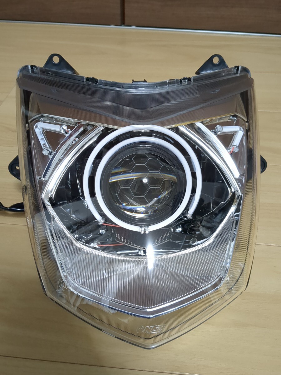 パープルシグナスX 3型 デビルアイ 社外ヘッドライト LED se44j1yp