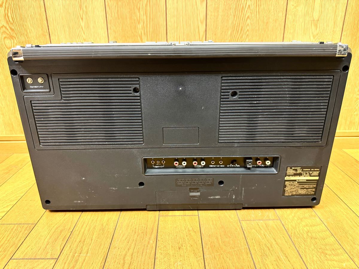 SHARP シャープ GF-508SB ラジカセ ラジオ カセットデッキ 昭和レトロ