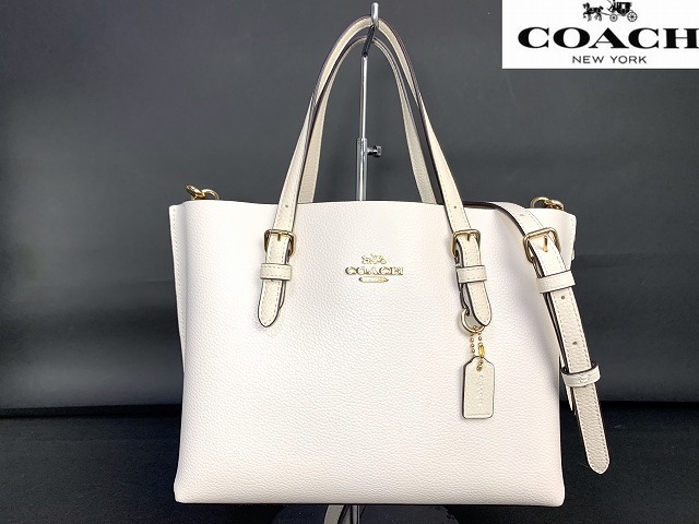 極美品 送料無料 コーチ COACH ラグジュアリー レザー モリー トート