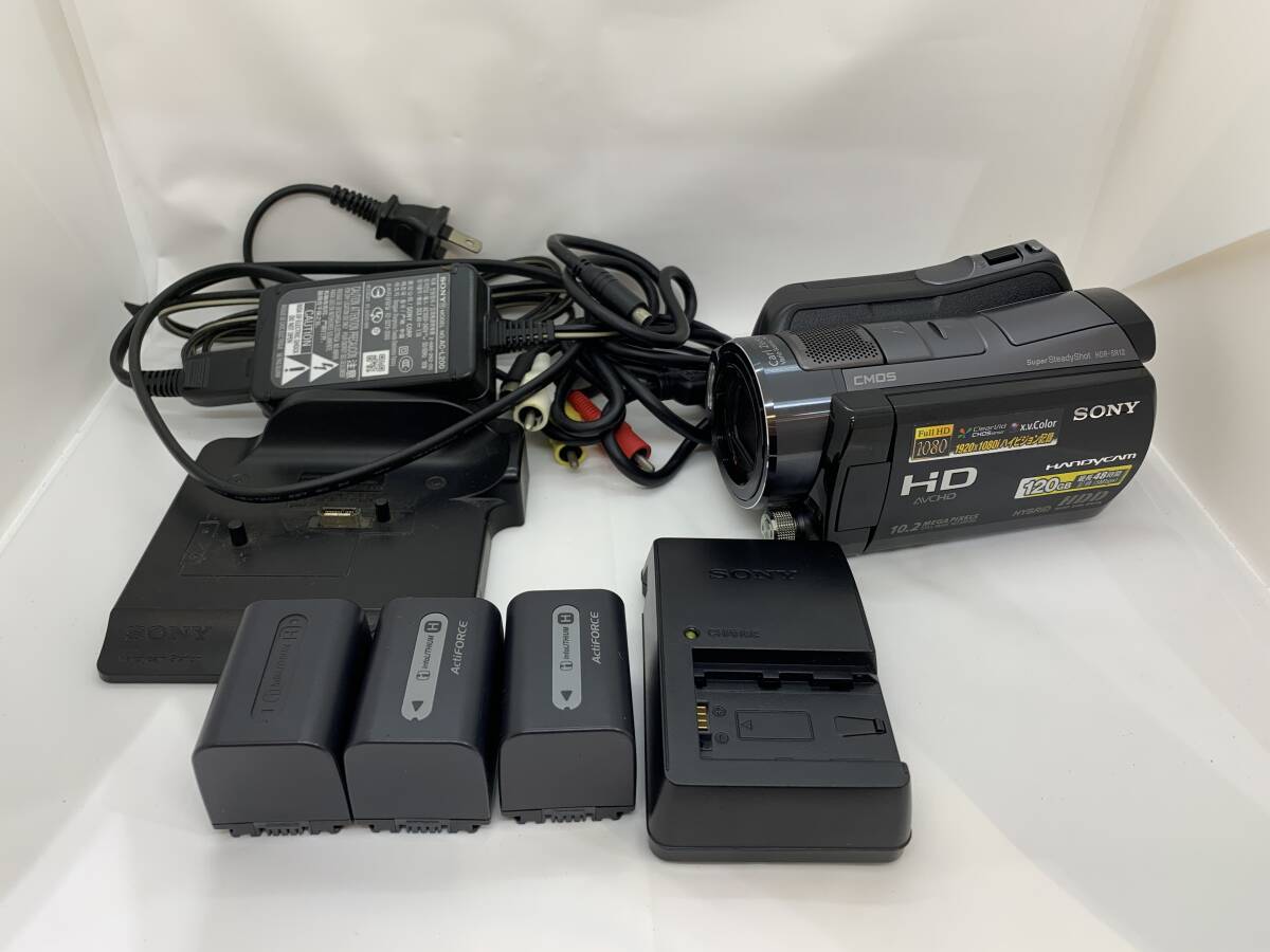 動作確認OK】☆ SONY ソニー HDR-SR12 デジタルビデオカメラ 通電
