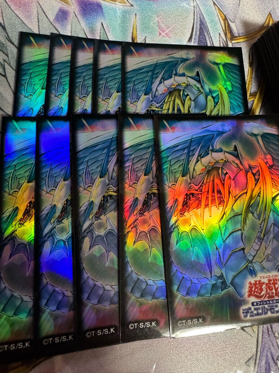 遊戯王 レインボードラゴン スリーブ 46枚 究極宝玉神 コレクション