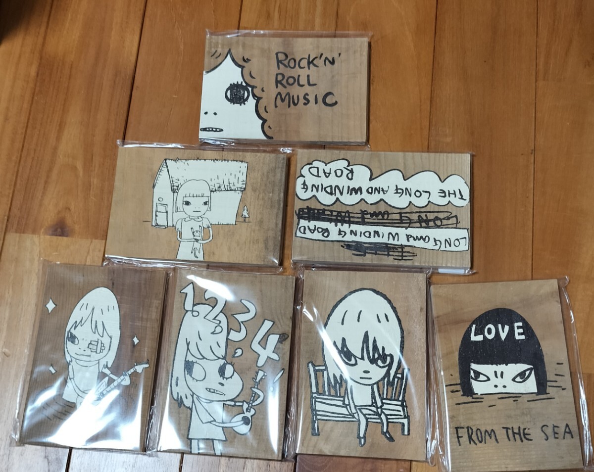 絶版 希少価値 奈良美智 りんご箱 ポストカード 7枚セット 新品未開封