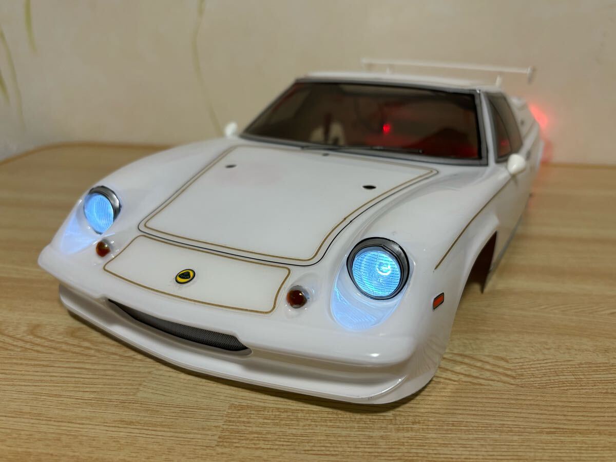送料無料 Mシャーシ用 タミヤ ロータス ヨーロッパ スペシャル LED付き