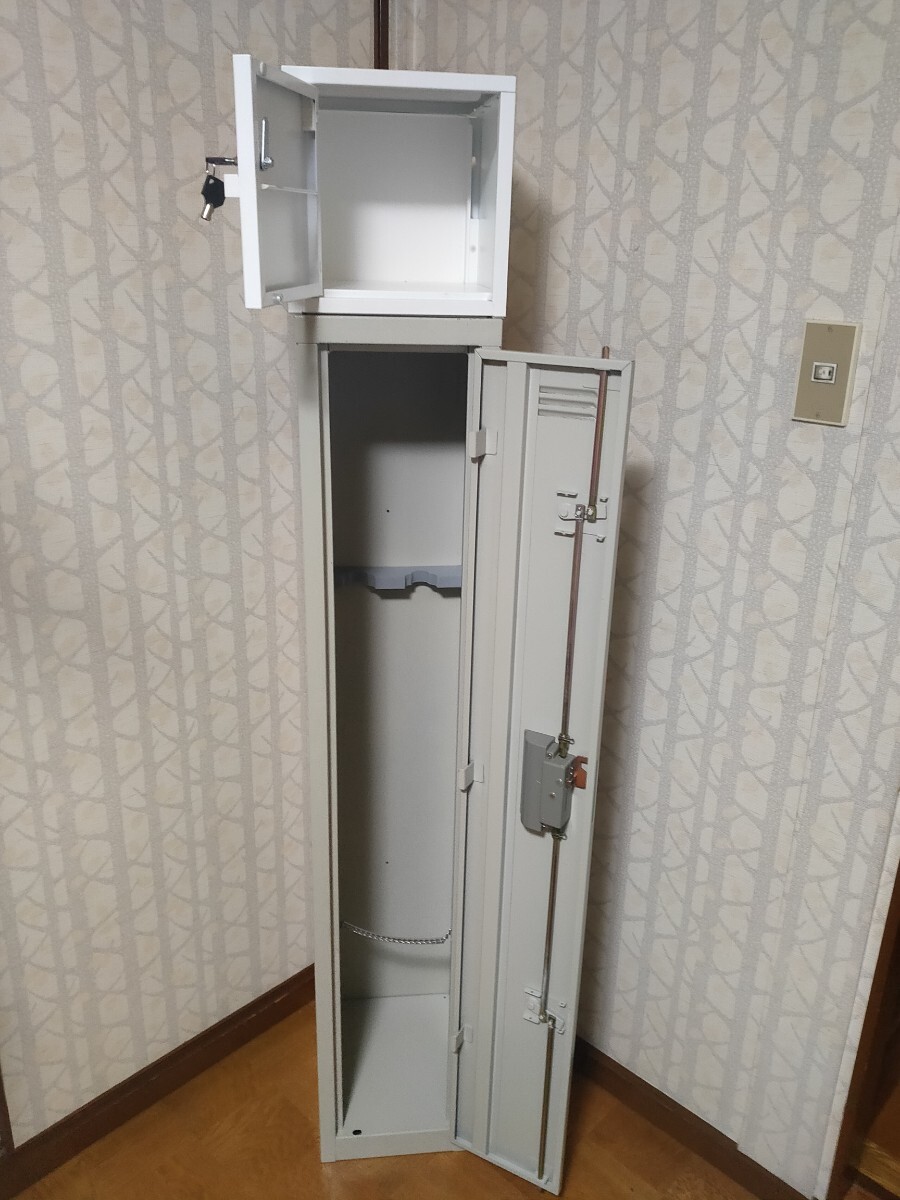 ガンロッカー 警視庁規格 KSK CS型 スコープ装着収納可 閂 かんぬき 型