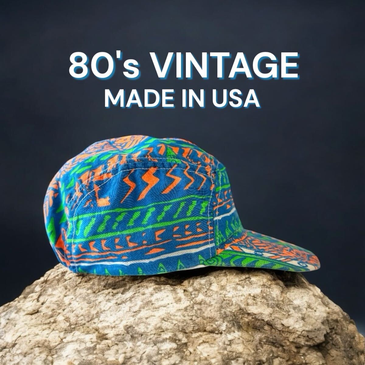 80's VINTAGE USA製 ジェットキャップ 帽子 CAP ビンテージ アメリカ製