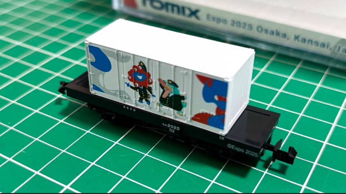 関西万博 大阪万博 ミャクミャク TOMIX N ゲージ貨車コム 車掌 トミカ