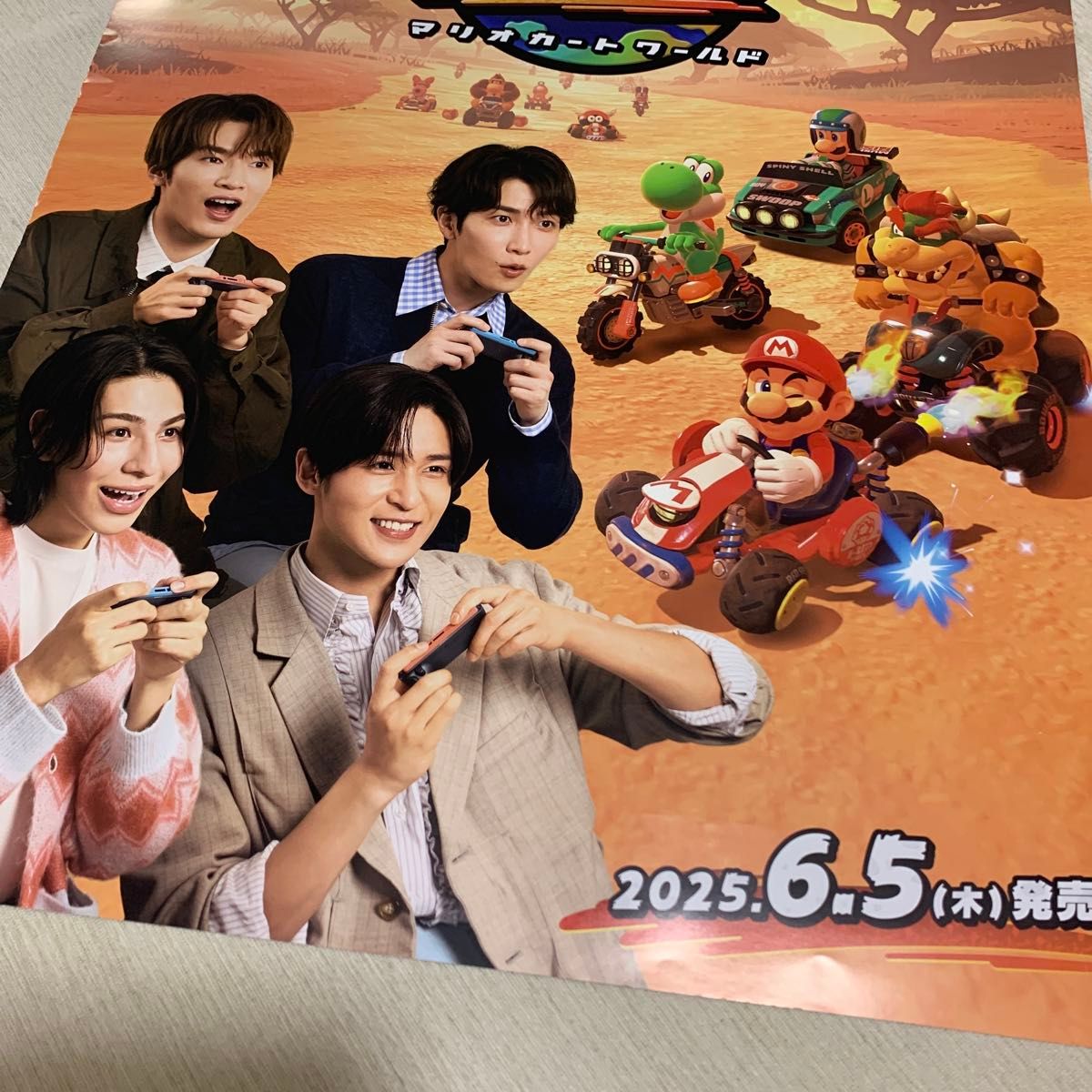 マリオカートワールド スノーマン snow man 販促用B2ポスター｜Yahoo