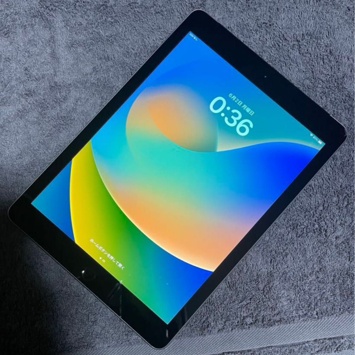 動作良好 】iPad 第5世代 32GB スペースグレイ Wi-Fi+Cellularモデル