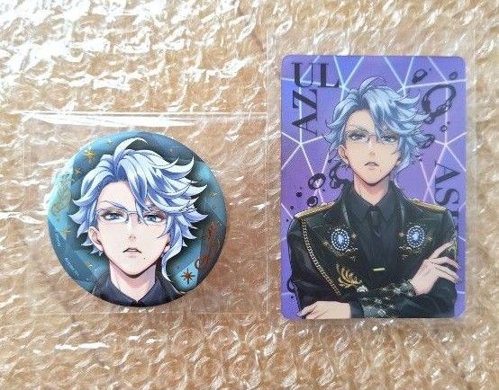 ツイステ ツイステ展 ポップアップ 缶バッジ オーロラカード アズール