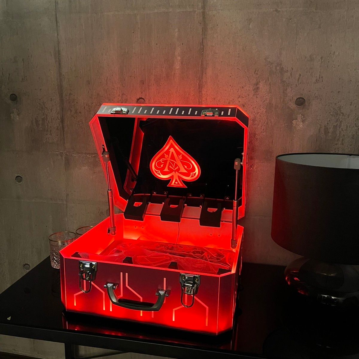 ボトルケース LED アルマンド アタッシュケース ディスプレイ