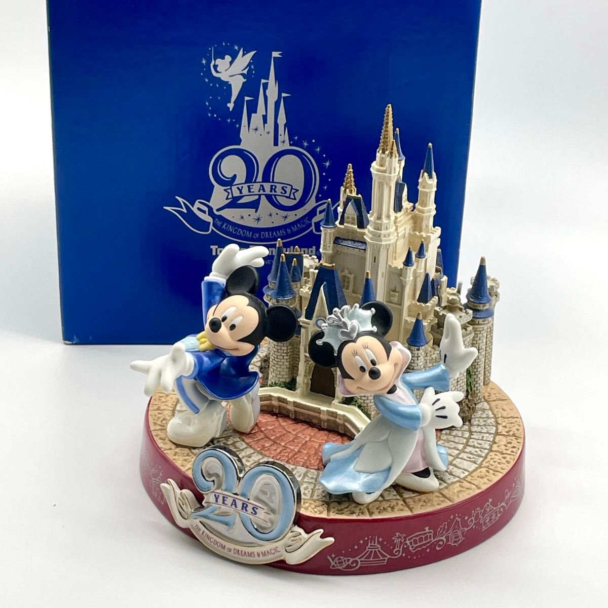 ディズニーランド 20周年 フィギュアリン ディズニー ミッキー ミニー