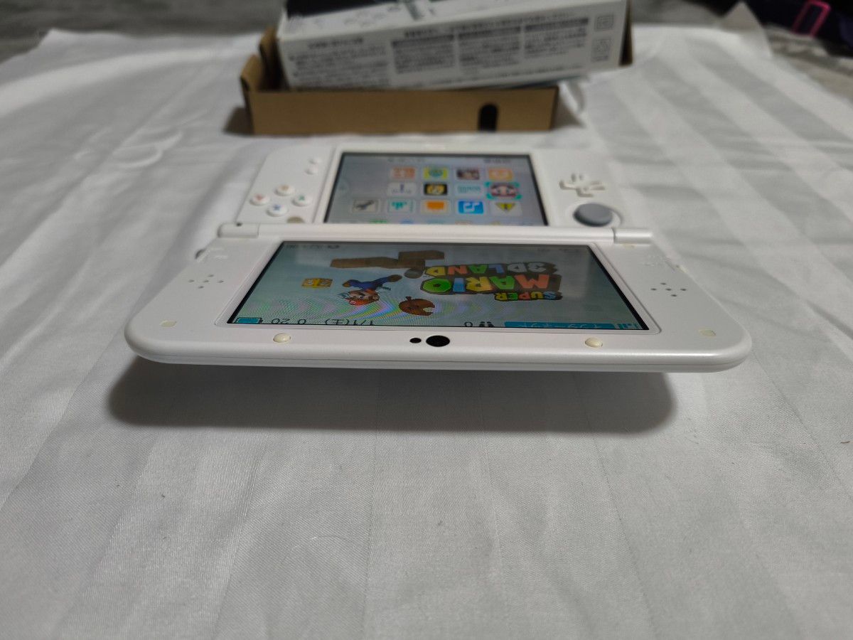 上下IPS液晶】超美品 Newニンテンドー3DS LL パールホワイト 純正