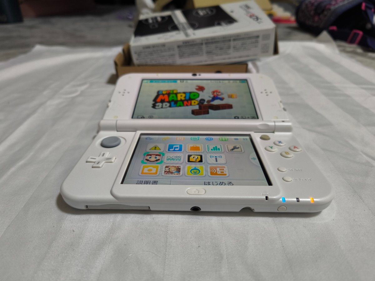 上下IPS液晶】超美品 Newニンテンドー3DS LL パールホワイト 純正