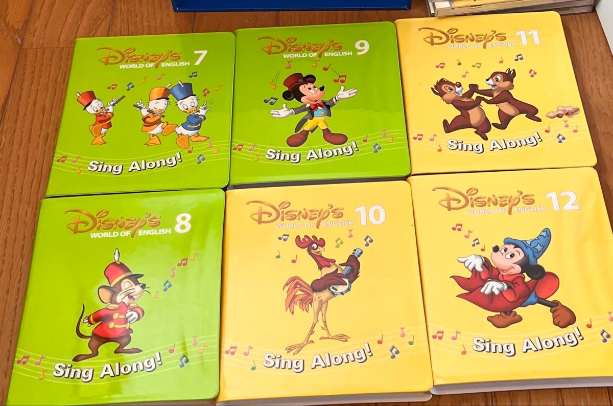 DWE ディズニー英語システム シングアロング 12巻 DVD CD 絵本 ガイド